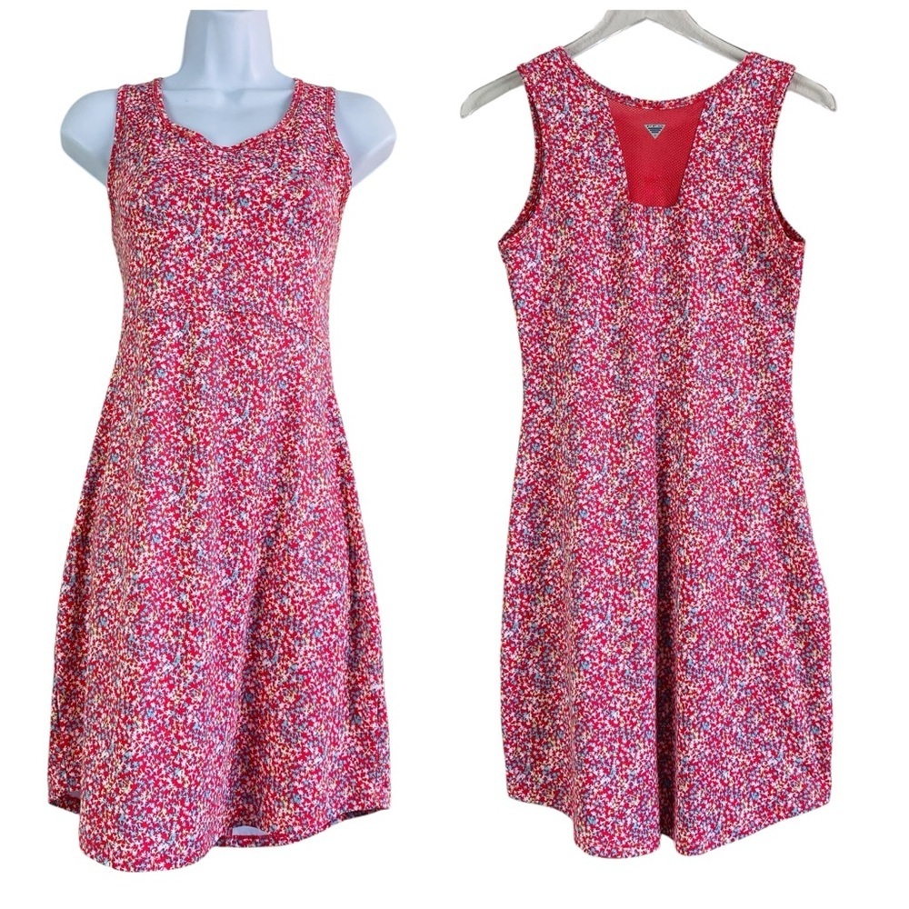 Columbia PFG Omni-Freeze Floral Sleeveless Dress Size XS